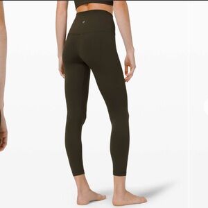 Lululemon Align High-Rise Pant 25" | Dark Olive